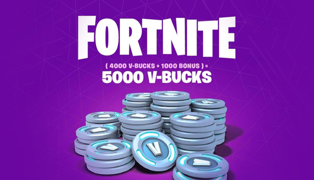 Fortnite 5000 V-Bucks Gift Card