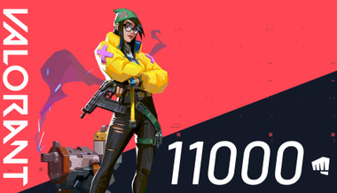 Valorant 100 EUR - 11000 Riot Points